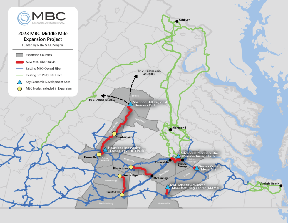 2023 Middle Mile Grant Expansion MidAtlantic Broadband